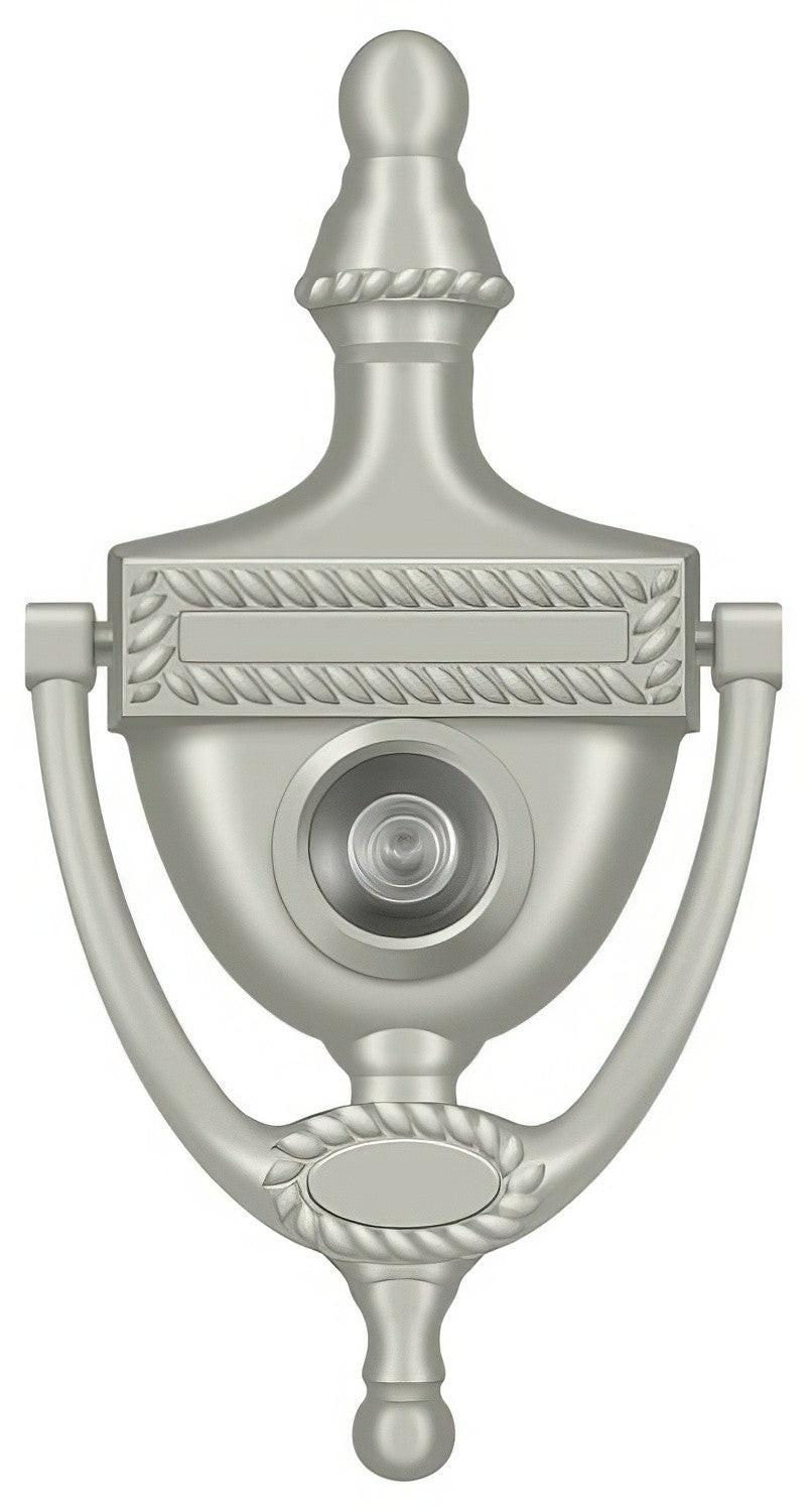 Deltana DKV6RU15A door knocker in satin stainless, additional view