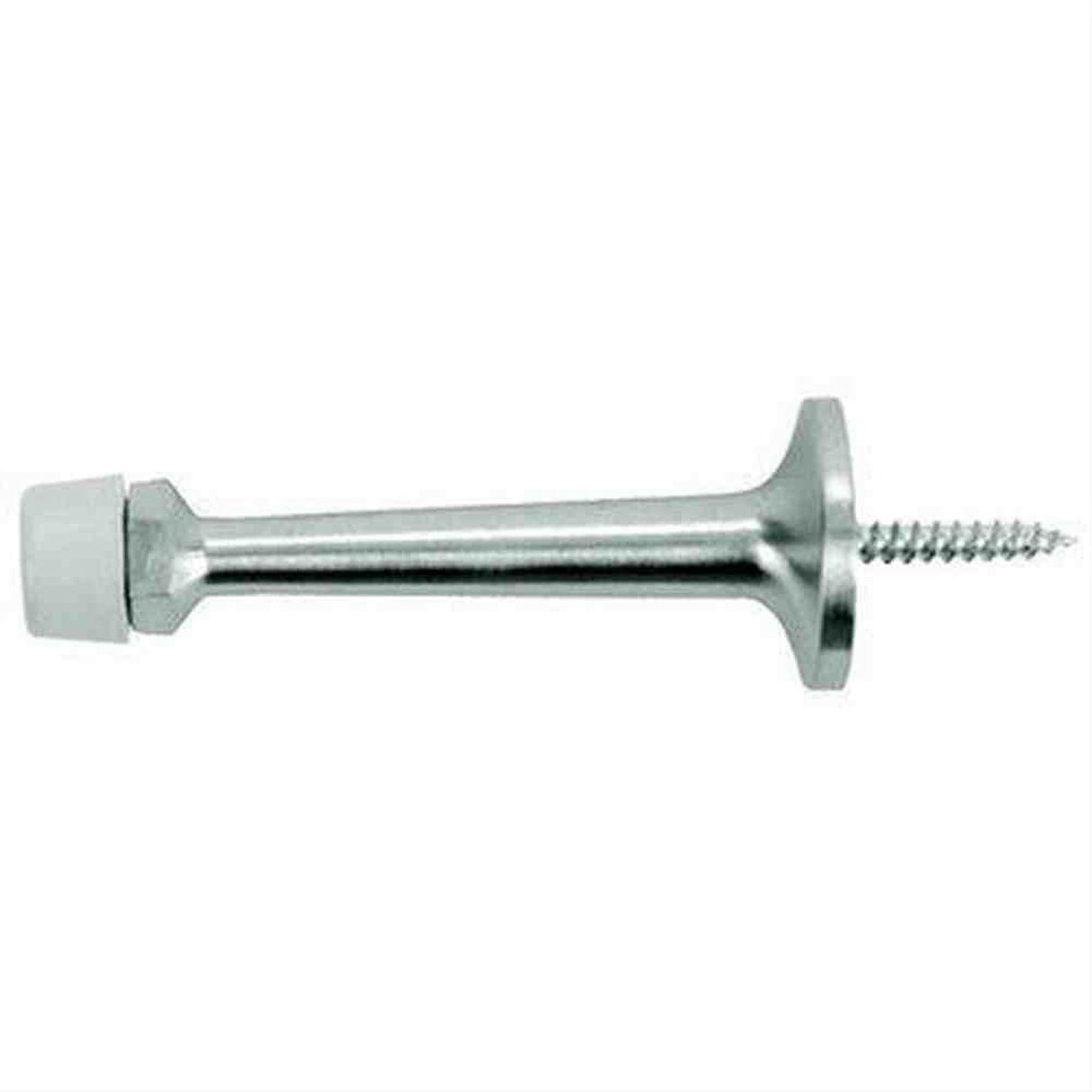 Don-Jo 1506626 1506 Rigid Baseboard Door Stop Satin Chrome