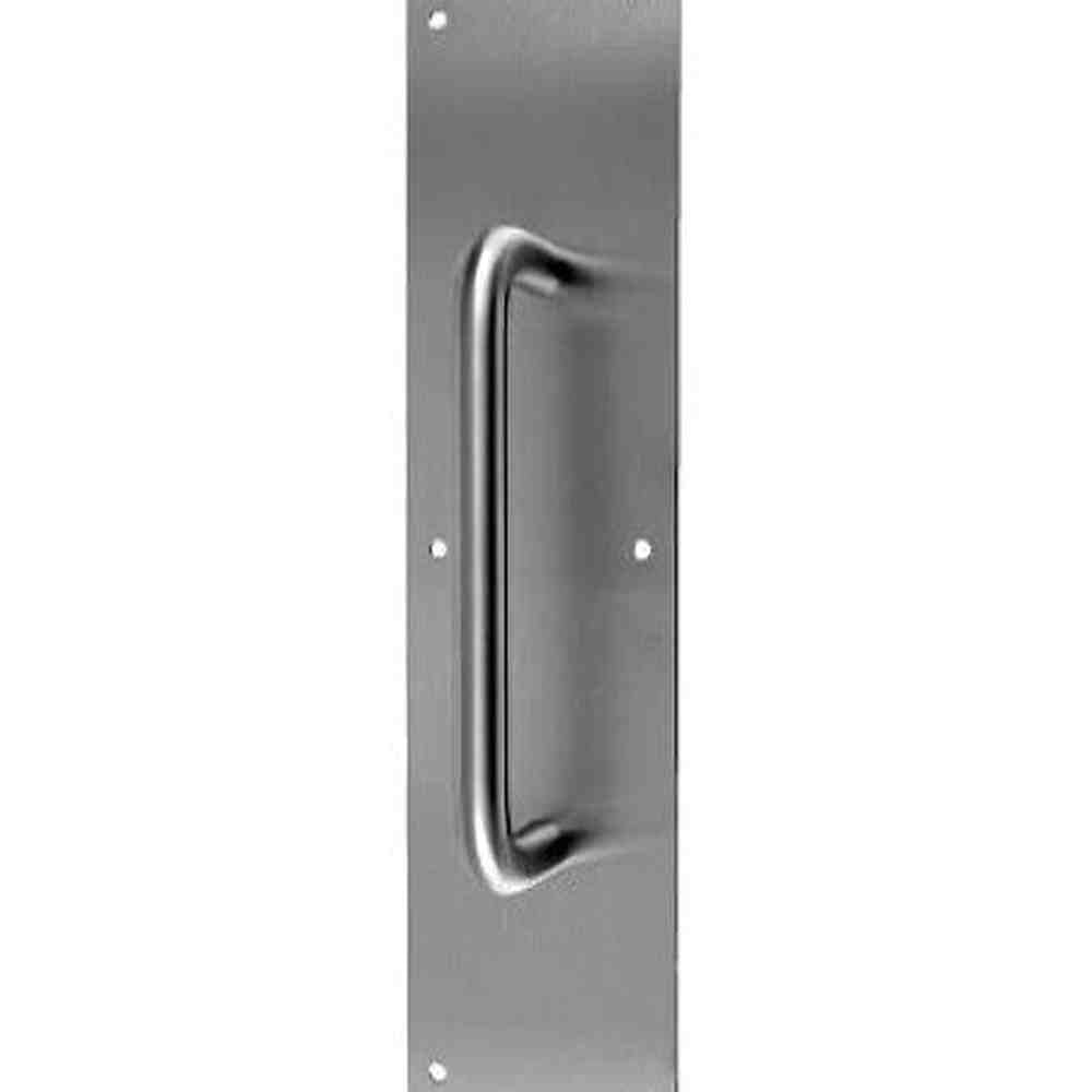 Don-Jo 7121629 bright stainless steel pull plate
