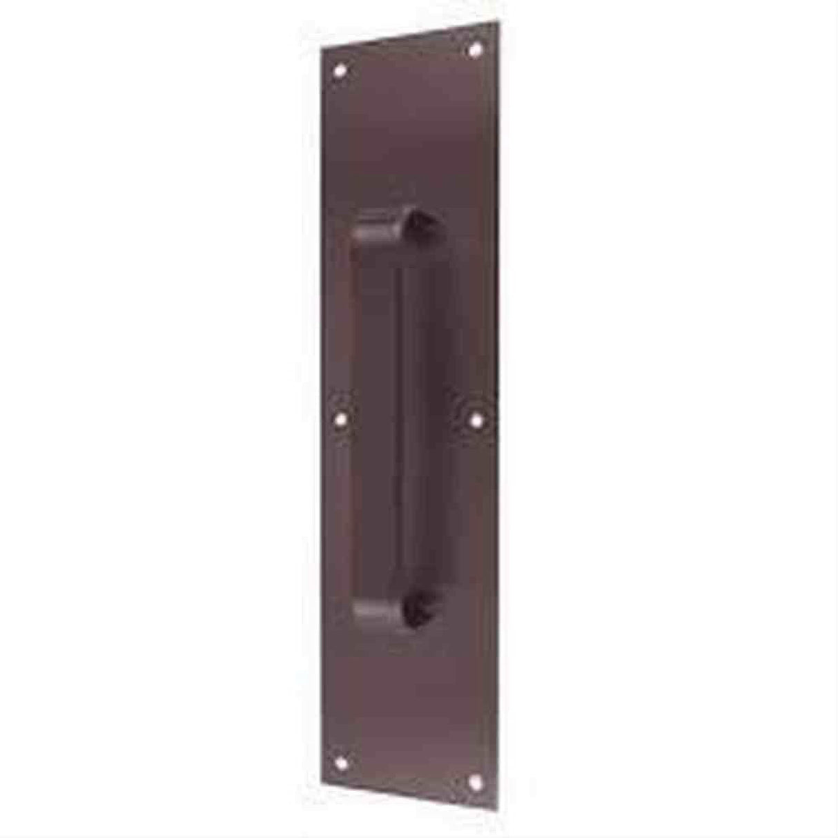 Don-Jo 7137613 7137 Pull Plate with Half Round Handle Oil Rubbed Bronze