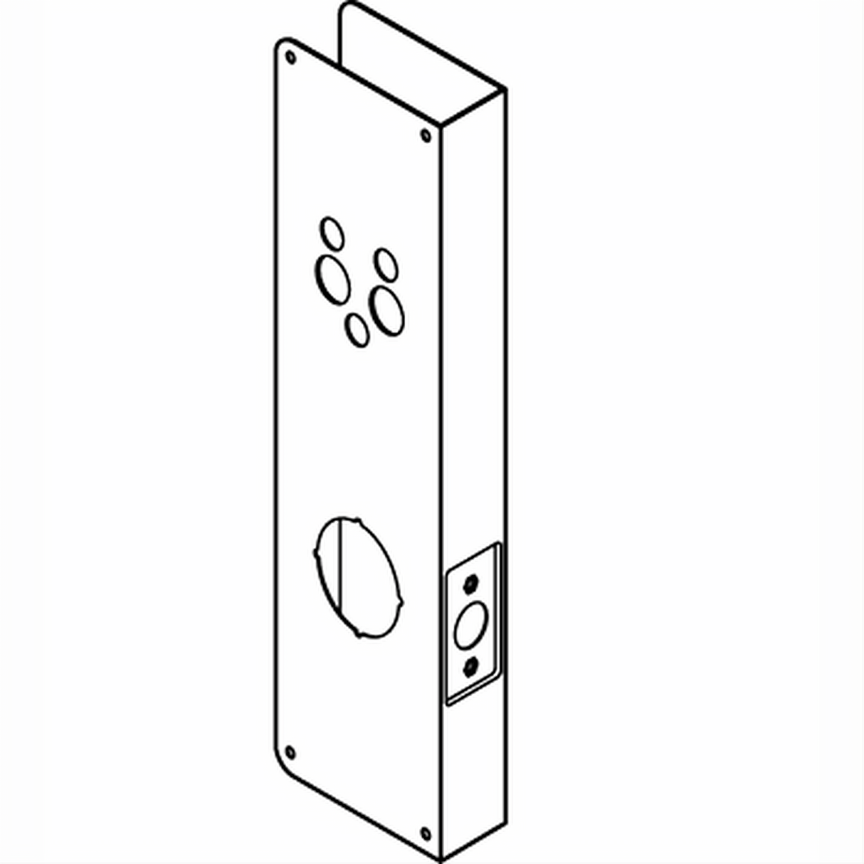 Don-Jo CW510010B CW5100 Wrap Around Oil Rubbed Bronze