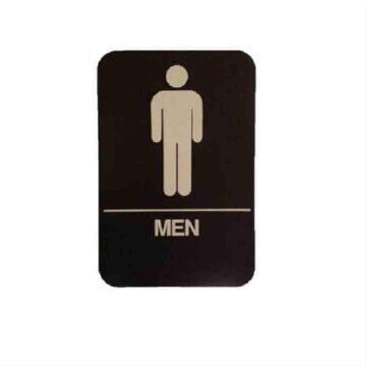 Don-Jo HS906002 ADA Sign White on Brown