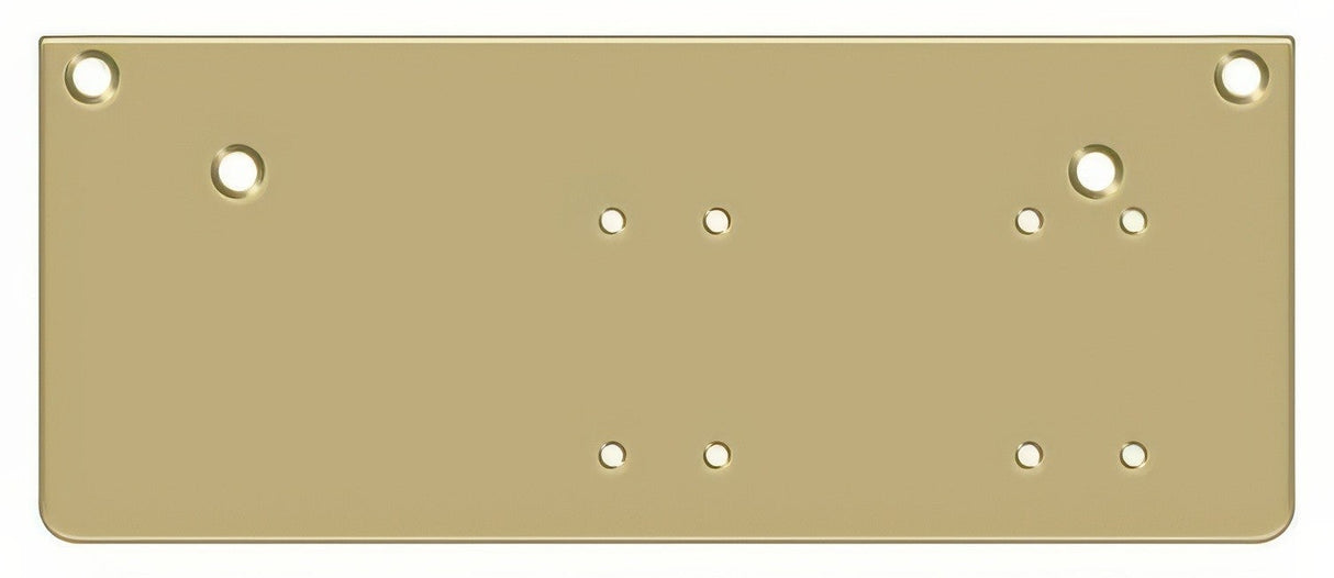 Deltana DP4041P-GOLD gold door closer drop plate