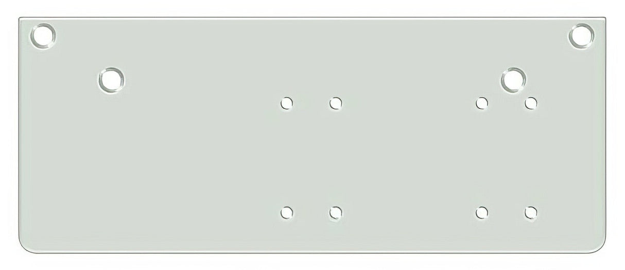 Deltana DP4041P-WHITE white door closer drop plate