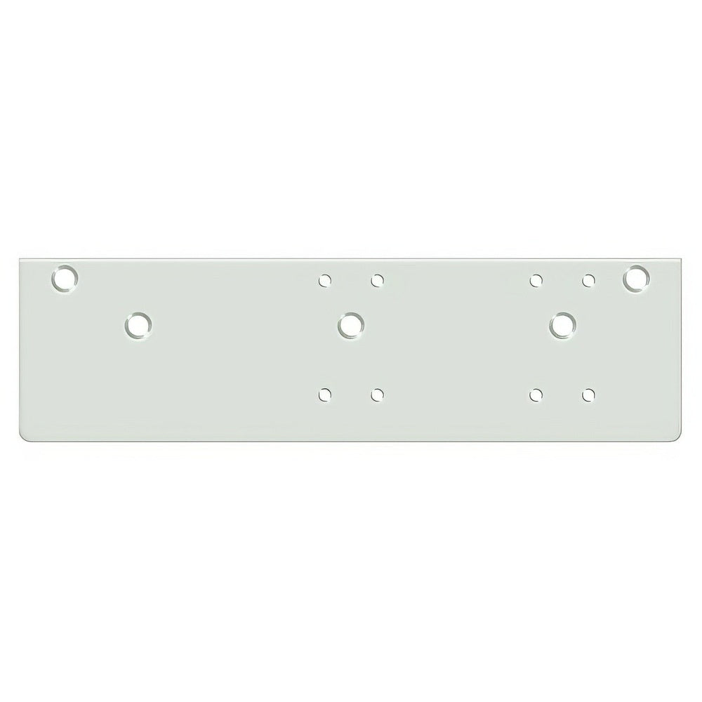 Deltana DP4041S-WHITE white door closer drop plate