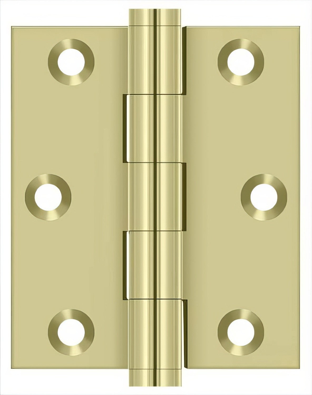 Deltana DSB3025U3-UNL unlacquered brass door hinge