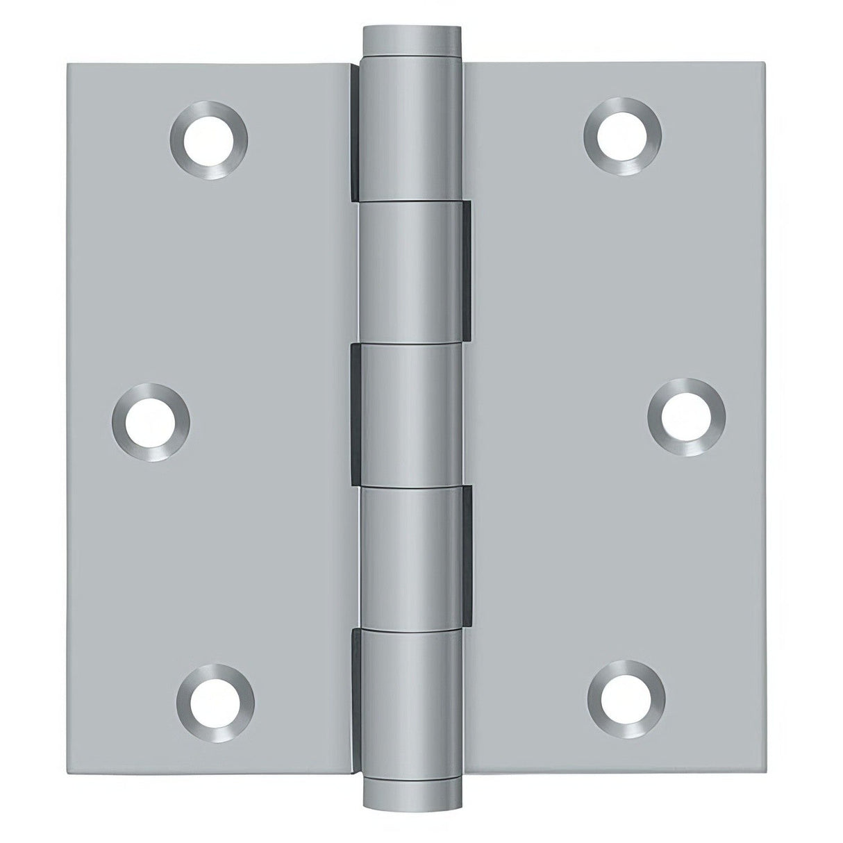 Deltana DSB3526D door hinge in satin stainless, additional view