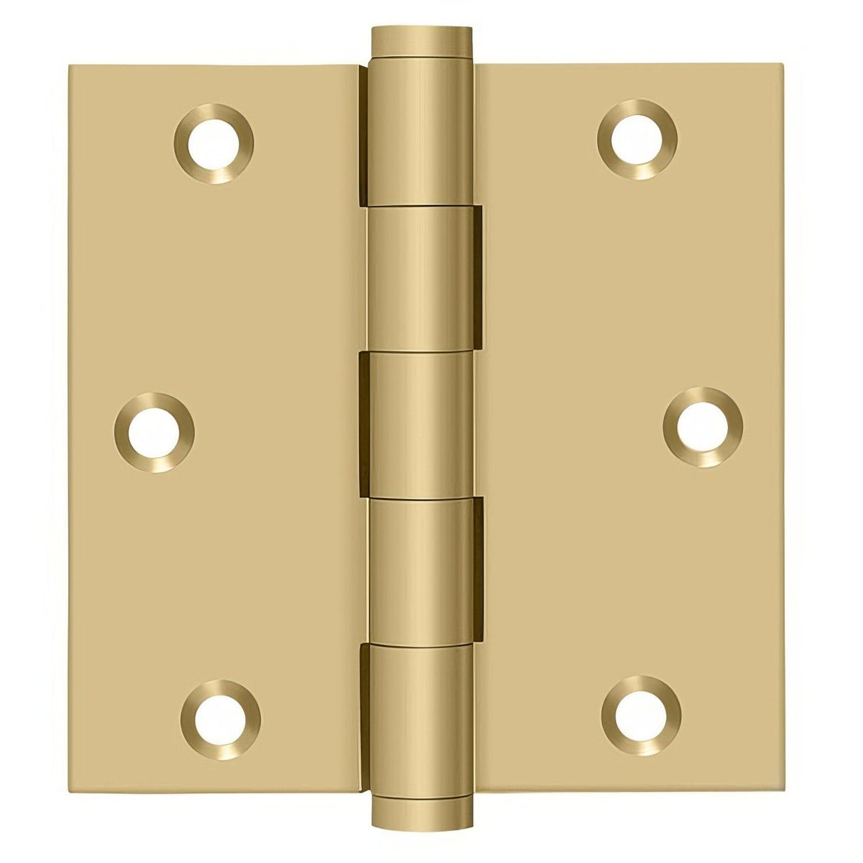 Deltana DSB354 door hinge in satin stainless, additional view