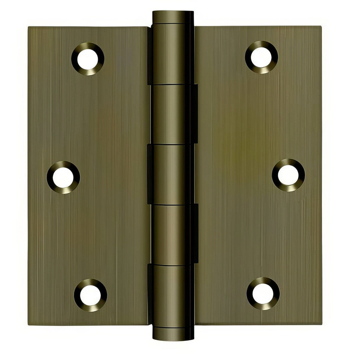 Deltana DSB355 door hinge in satin stainless, additional view