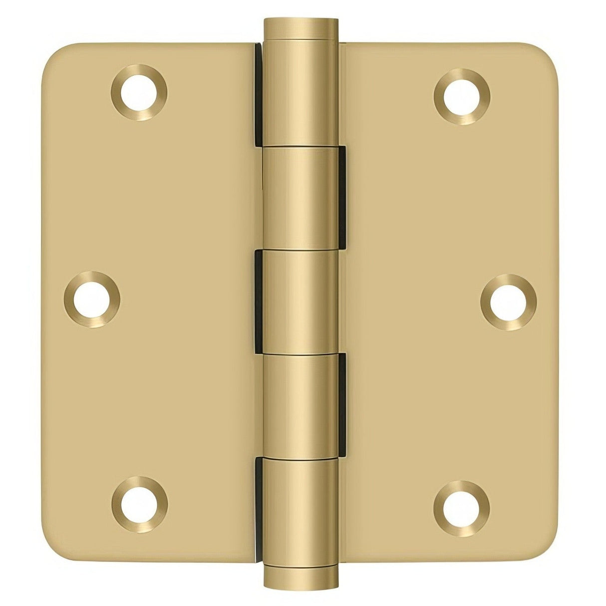 Deltana DSB35R44 brushed brass door hinge