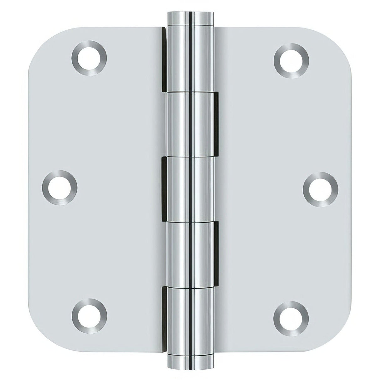 Deltana DSB35R526-R door hinge in satin stainless, additional view