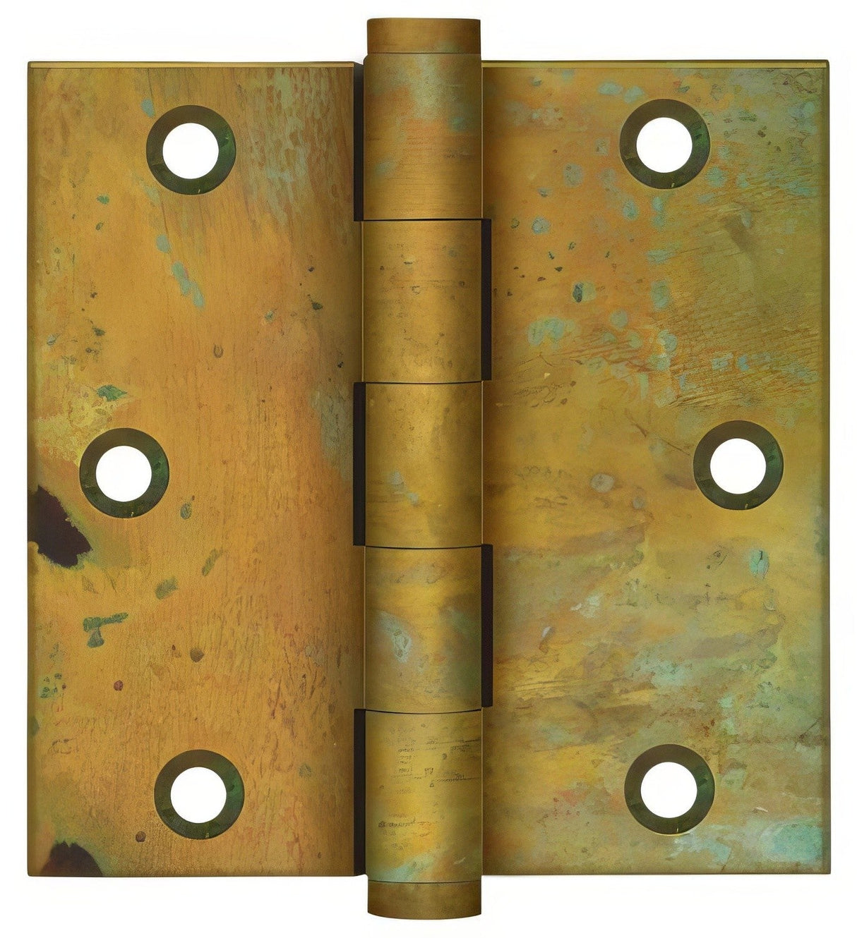Deltana DSB35RT door hinge in satin stainless, additional view