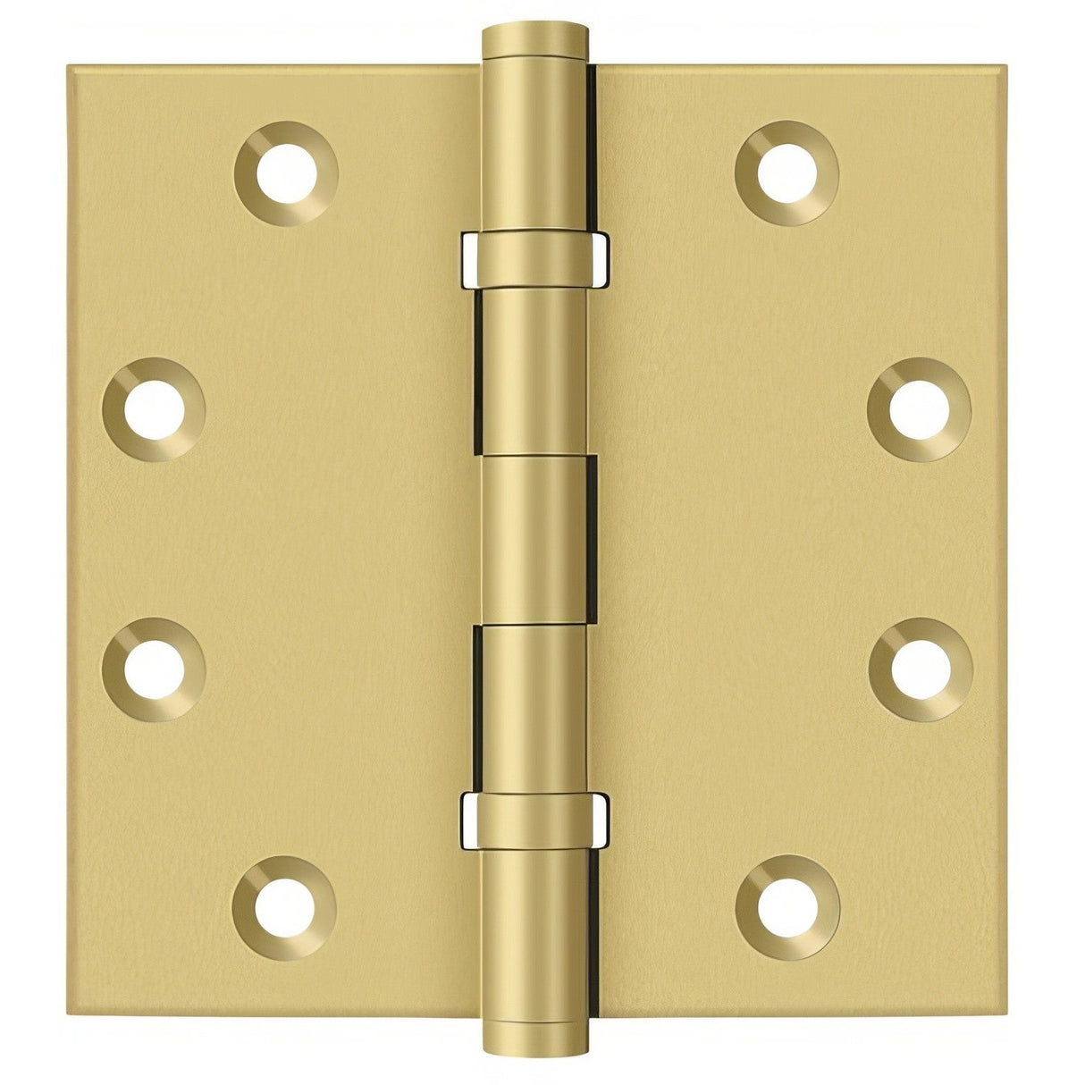 Deltana DSB45B4 door hinge in satin nickel, additional view