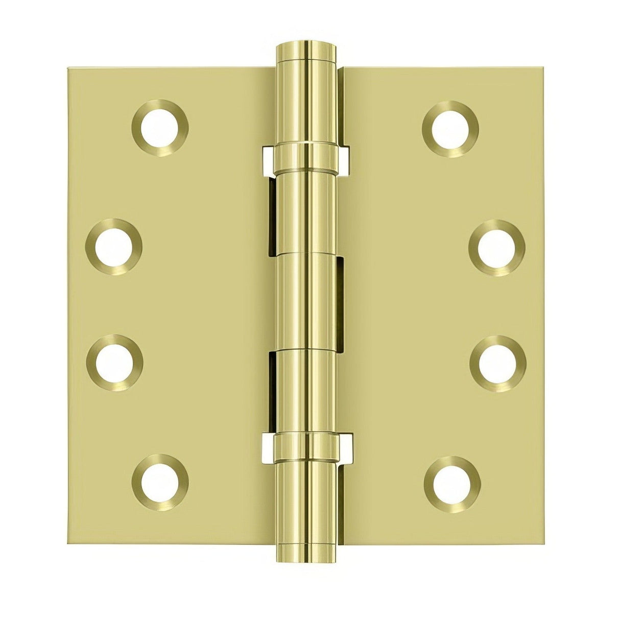 Deltana DSB4B3-UNL door hinge in satin nickel, additional view