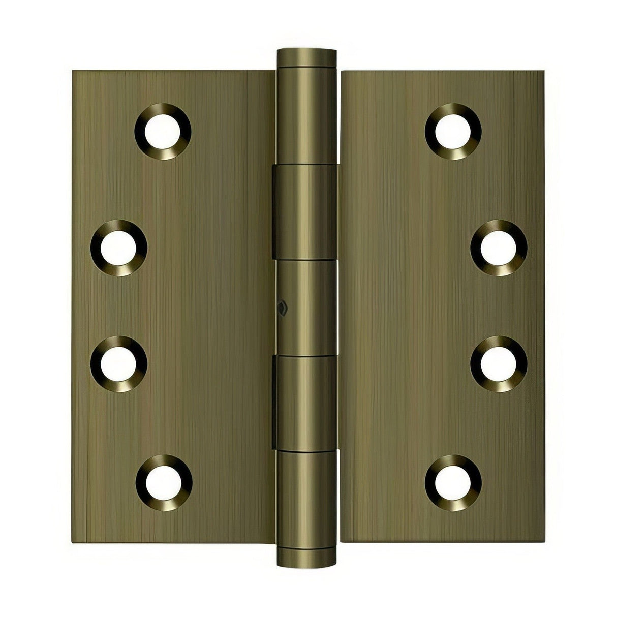 Deltana DSB4N5 antique brass door hinge