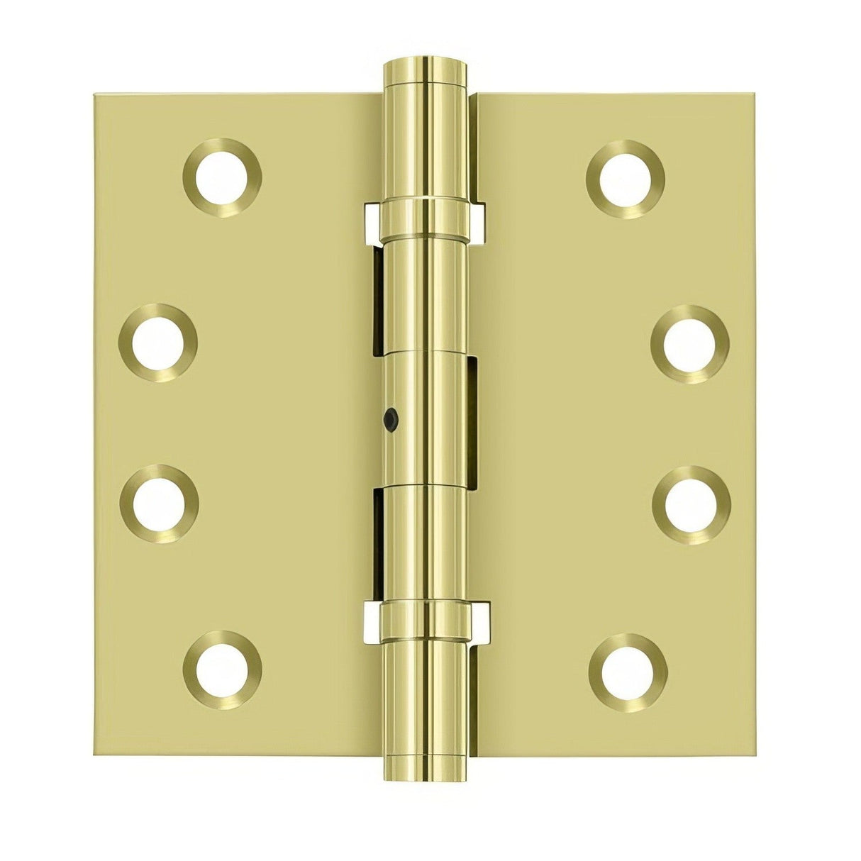 Deltana DSB4NB3 polished brass door hinge