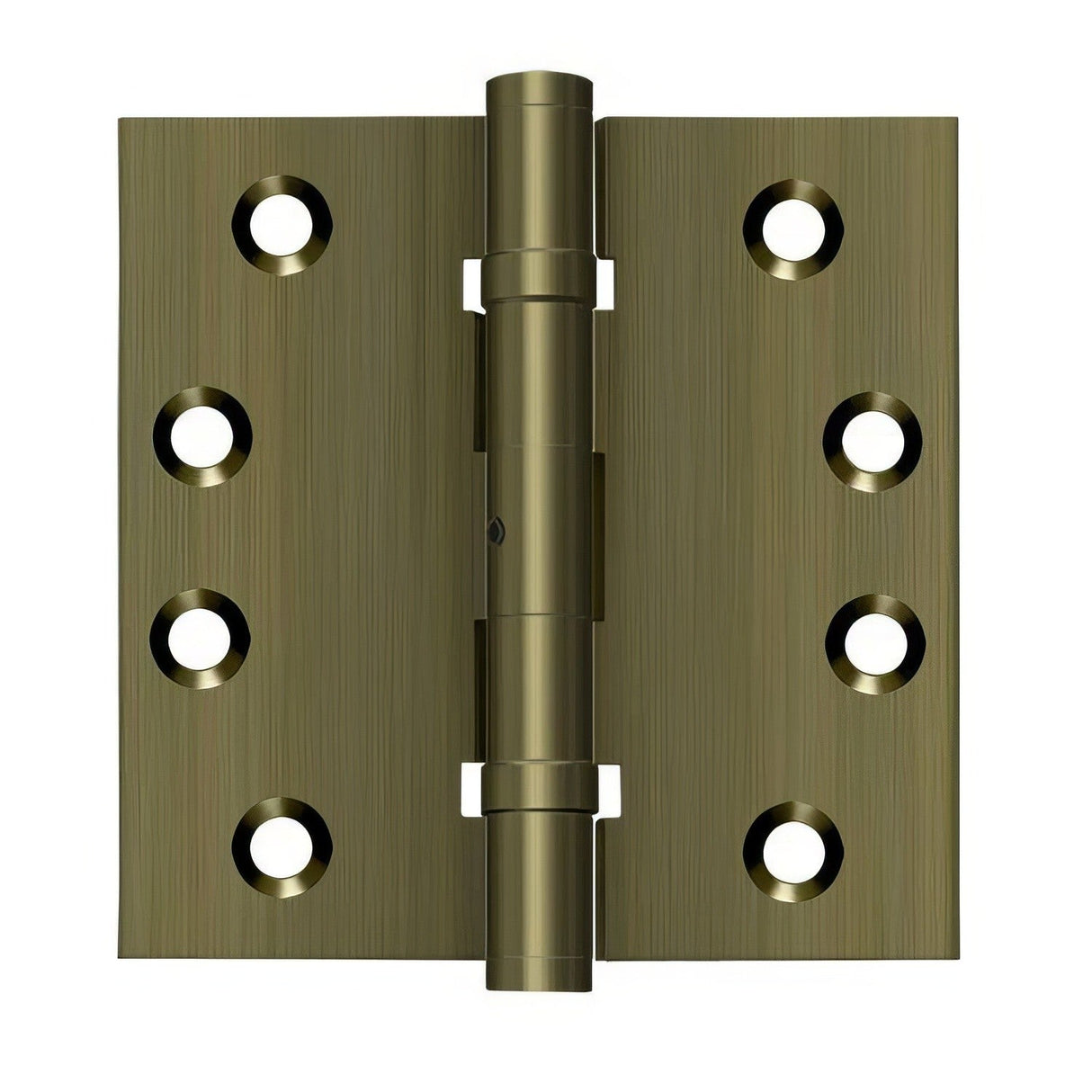 Deltana DSB4NB5 antique brass door hinge