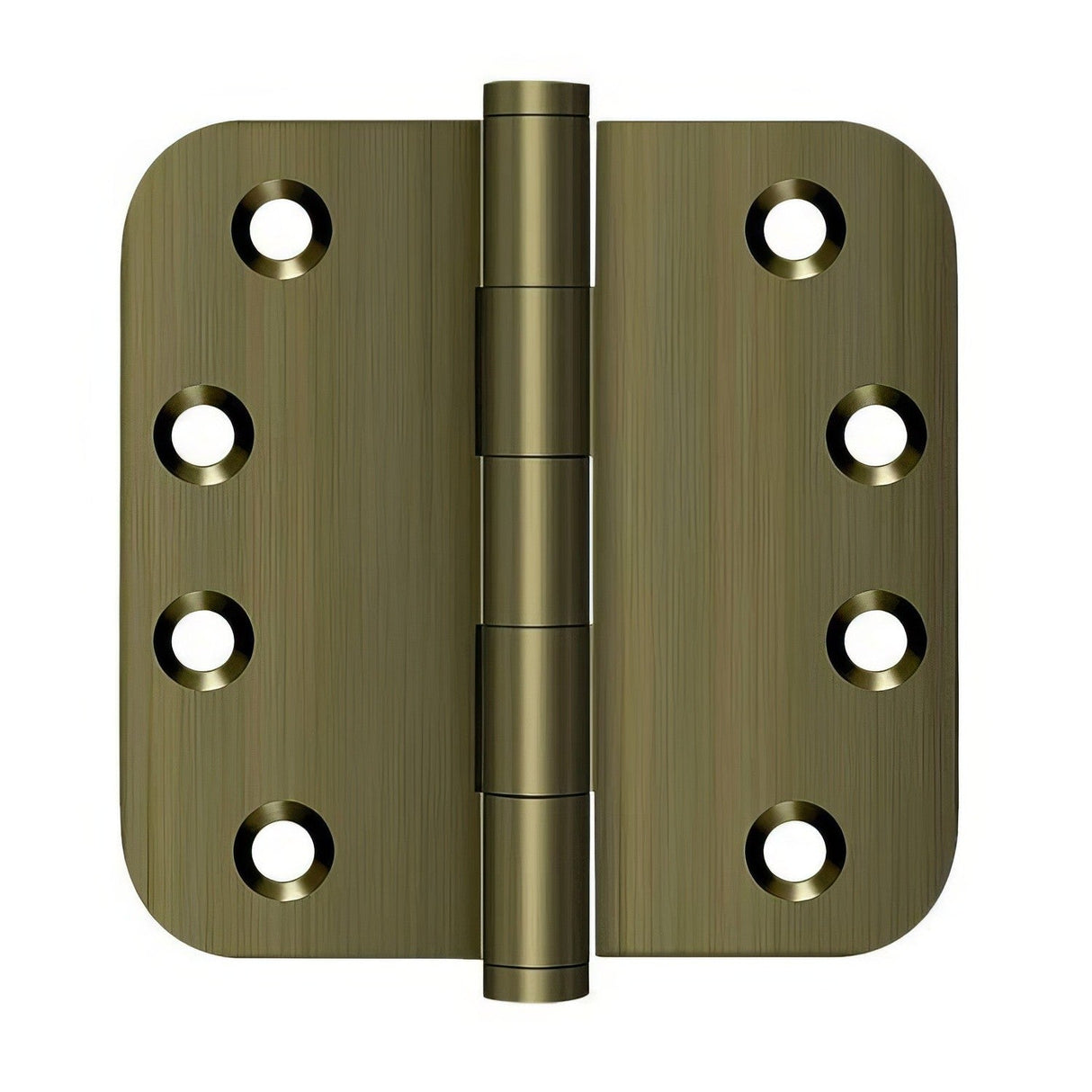 Deltana DSB4R55 antique brass door hinge