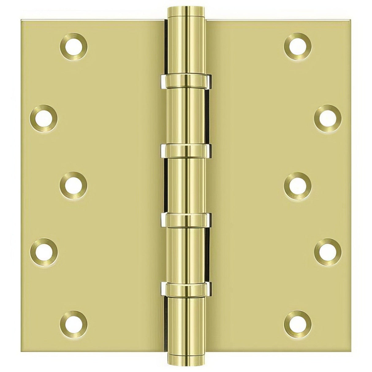 Deltana DSB66BB3 polished brass door hinge