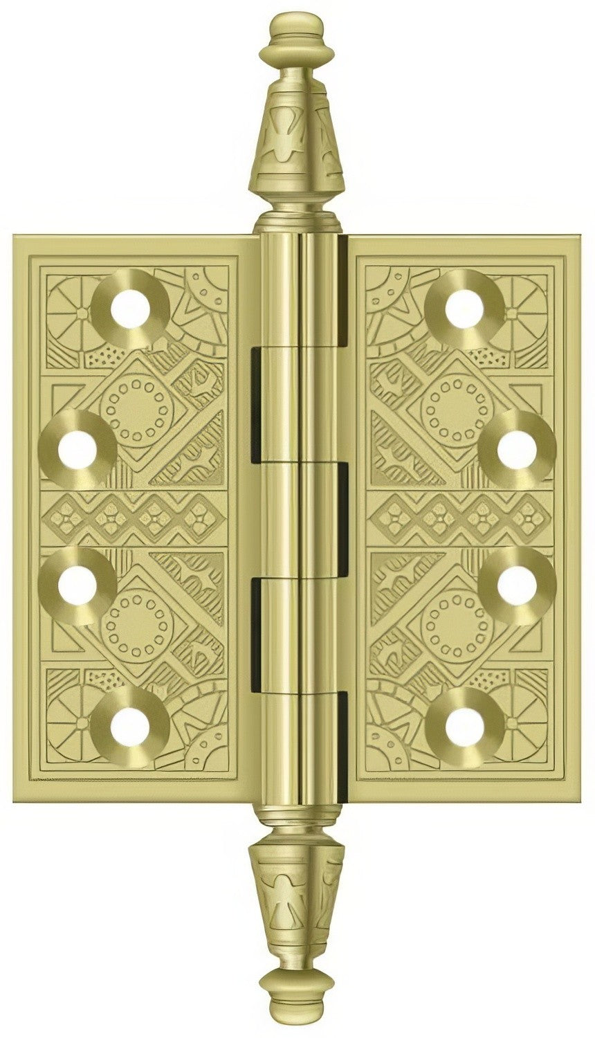 Deltana DSBP35U3 polished brass door hinge