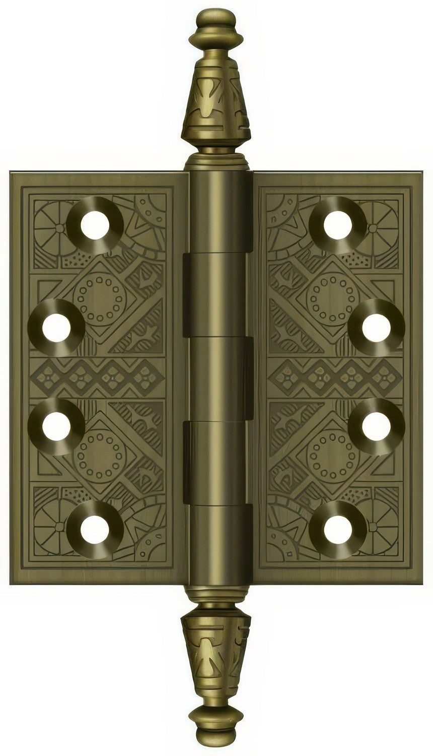 Deltana DSBP35U5 antique brass door hinge