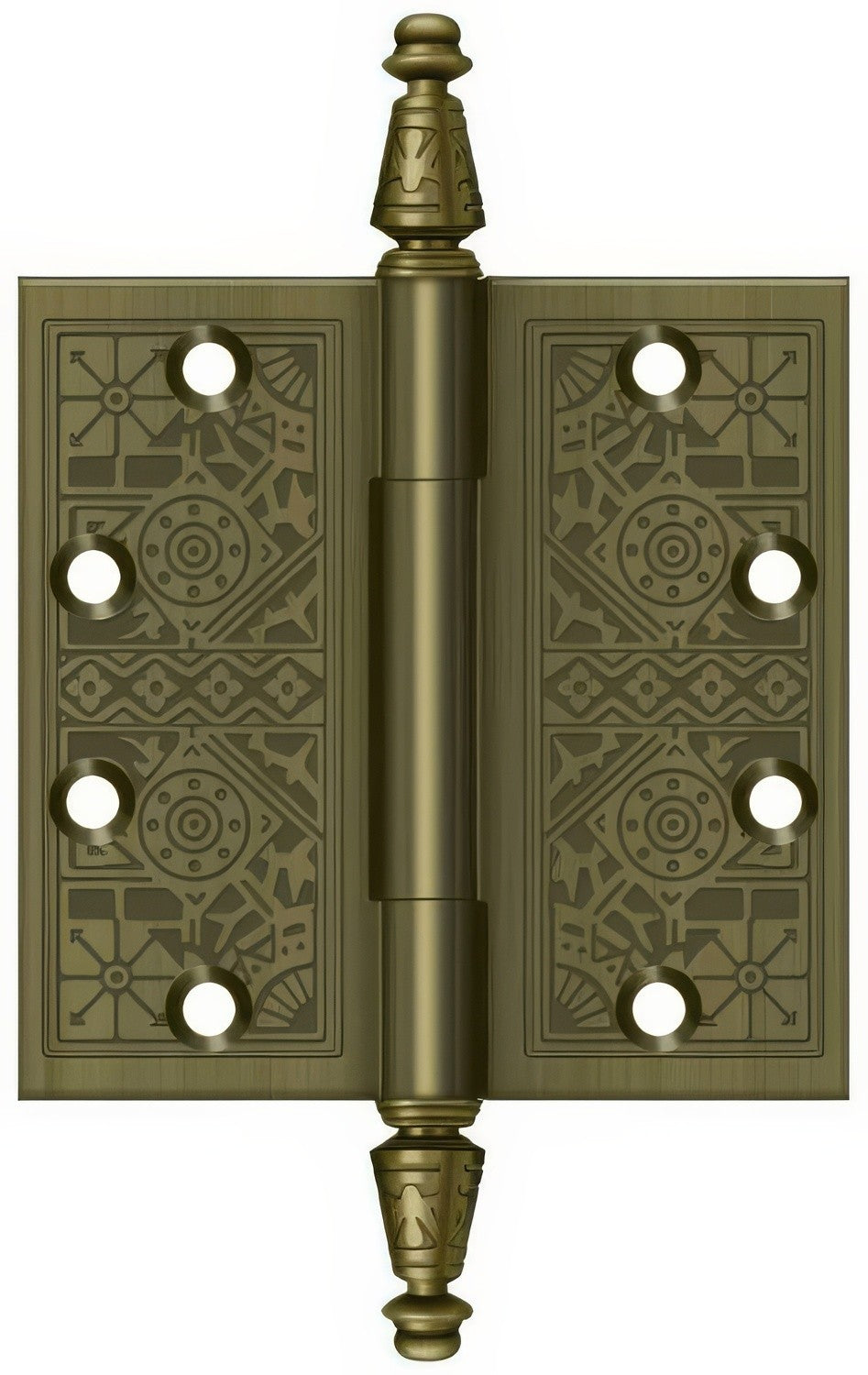 Deltana DSBP45U5 antique brass door hinge