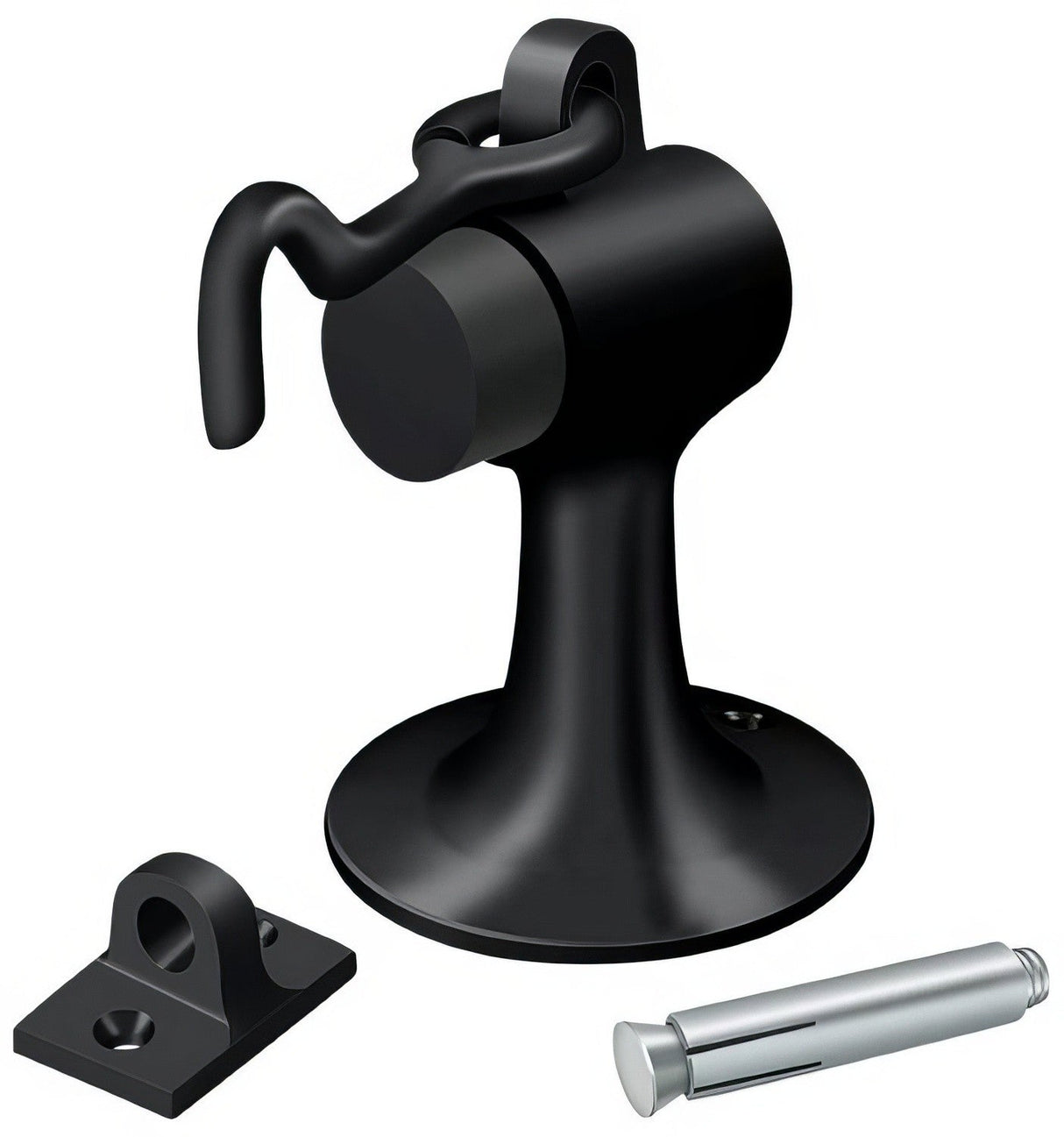 Deltana DSF444U19 floor door stop in satin stainless, additional view