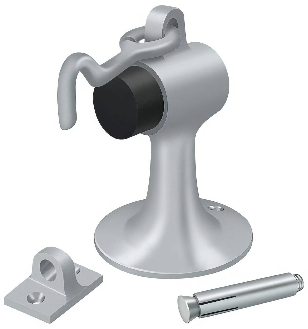 Deltana DSF444U26D floor door stop in satin stainless, additional view