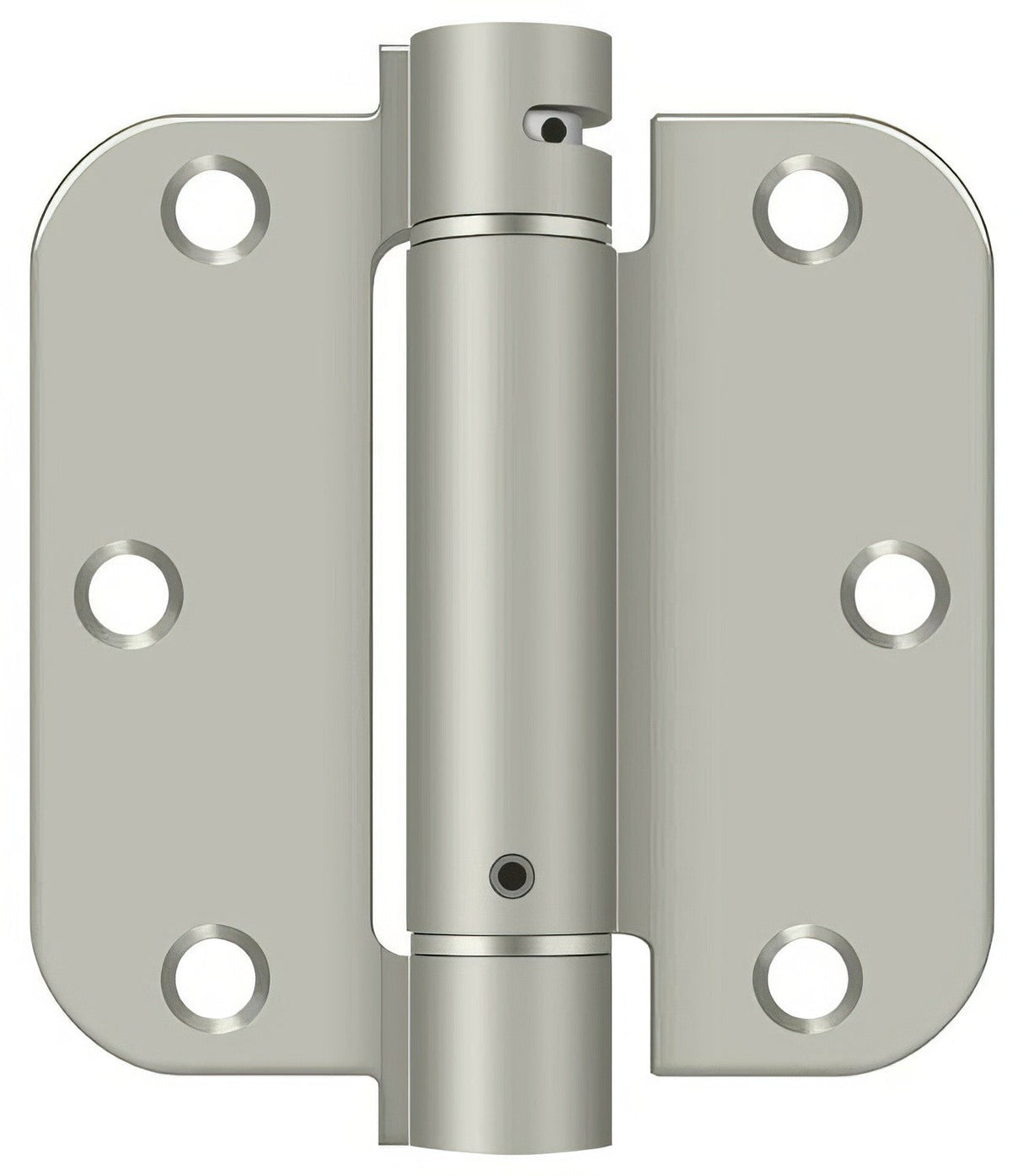 Deltana DSH35R515 satin nickel spring hinge