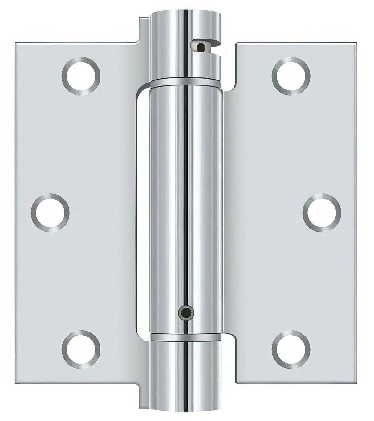 Deltana DSH35U26 polished chrome spring hinge