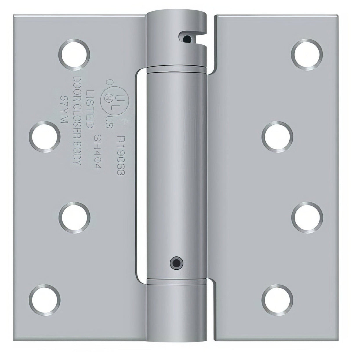 Deltana DSH44U26D satin chrome spring hinge