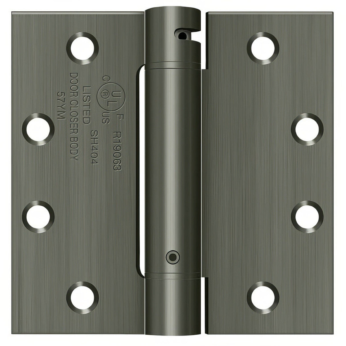 Deltana DSH45U15A antique nickel spring hinge