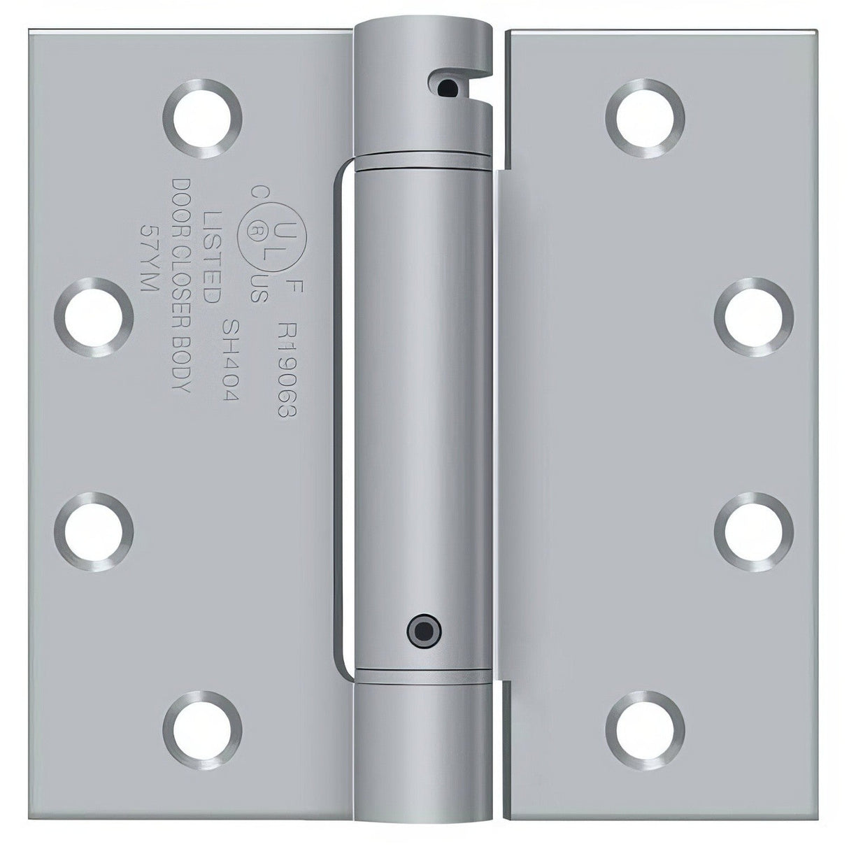 Deltana DSH45U26D satin chrome spring hinge