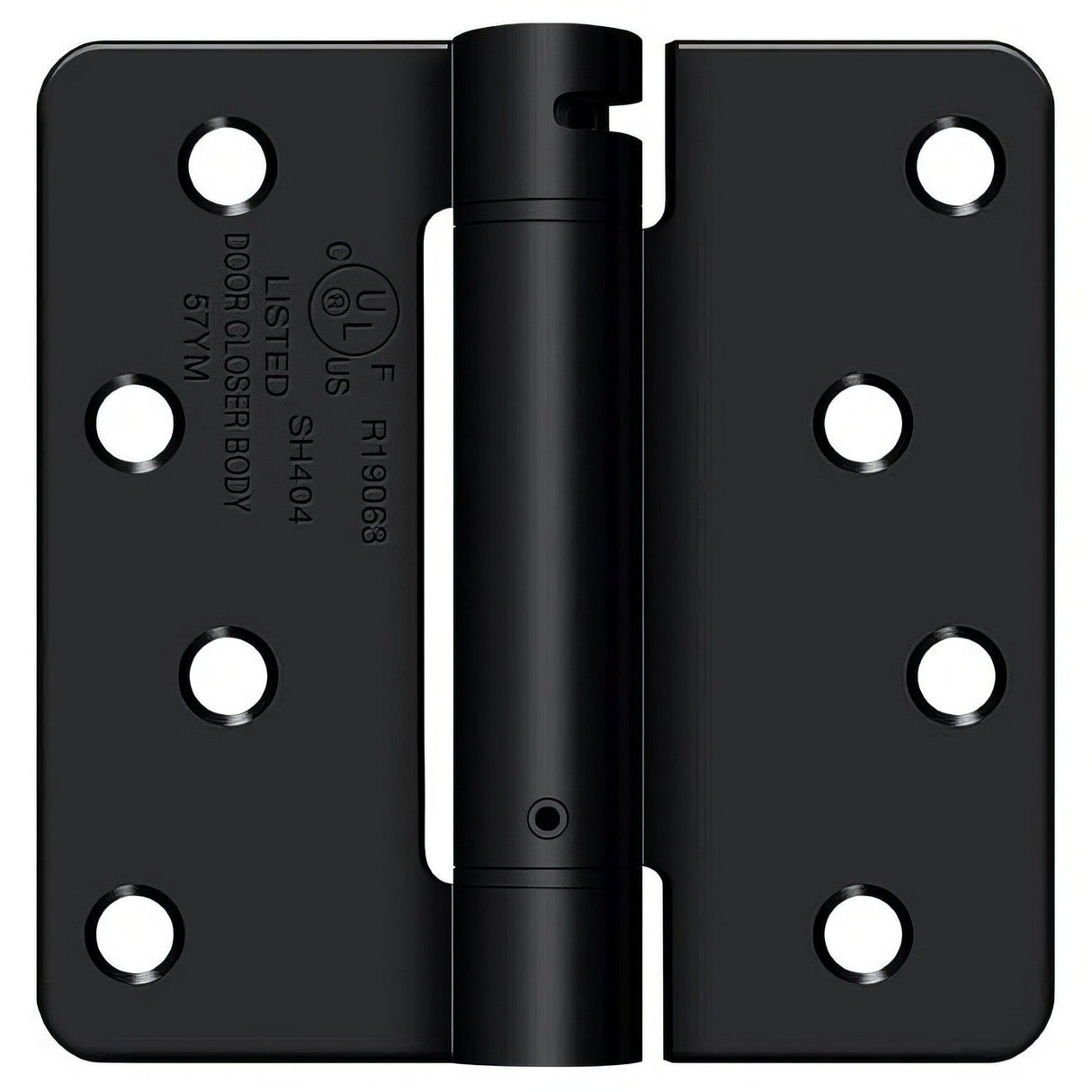 Deltana DSH4R41B flat black spring hinge