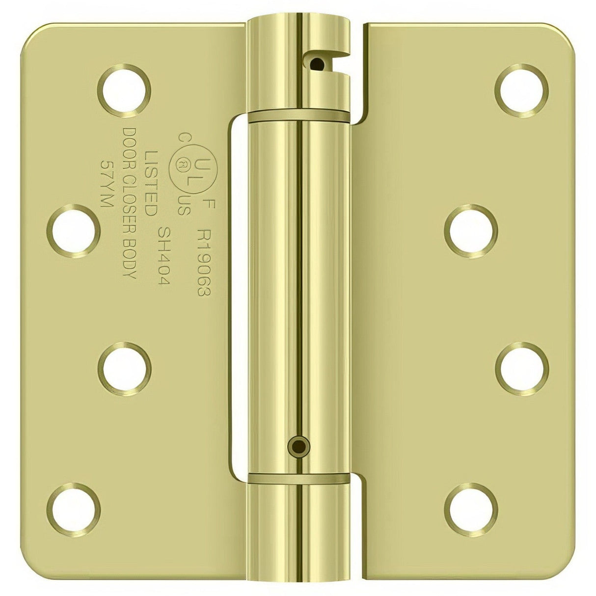 Deltana DSH4R42D zinc dichromate spring hinge