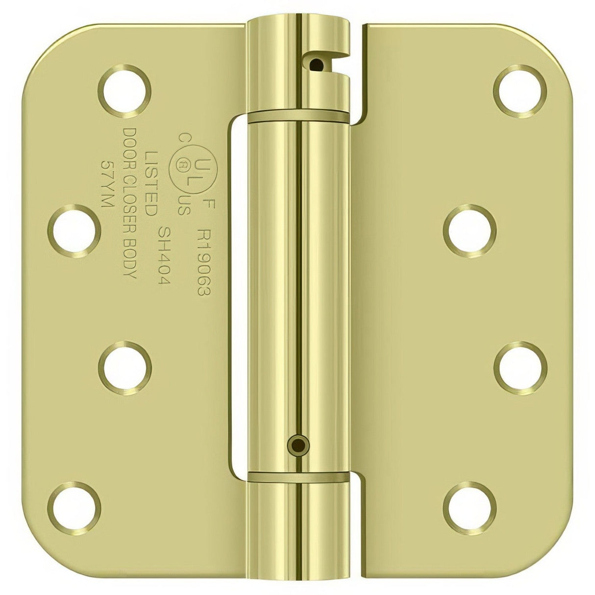 Deltana DSH4R52D zinc dichromate spring hinge