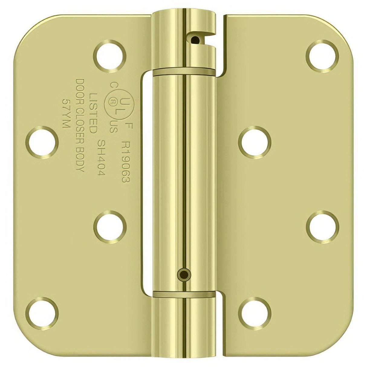 Deltana DSH4R52DBM zinc dichromate spring hinge