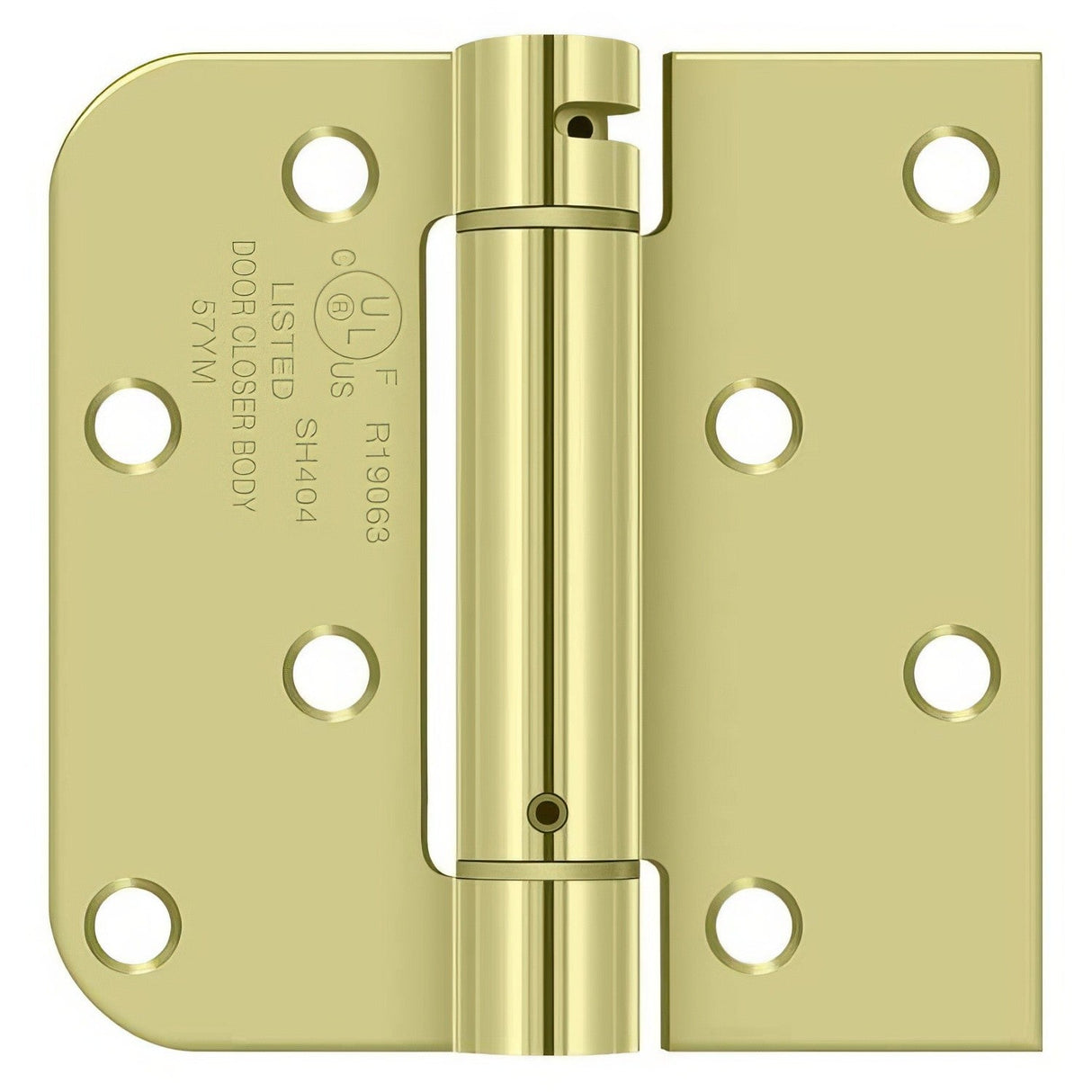 Deltana DSH4R5TT2D zinc plated spring hinge