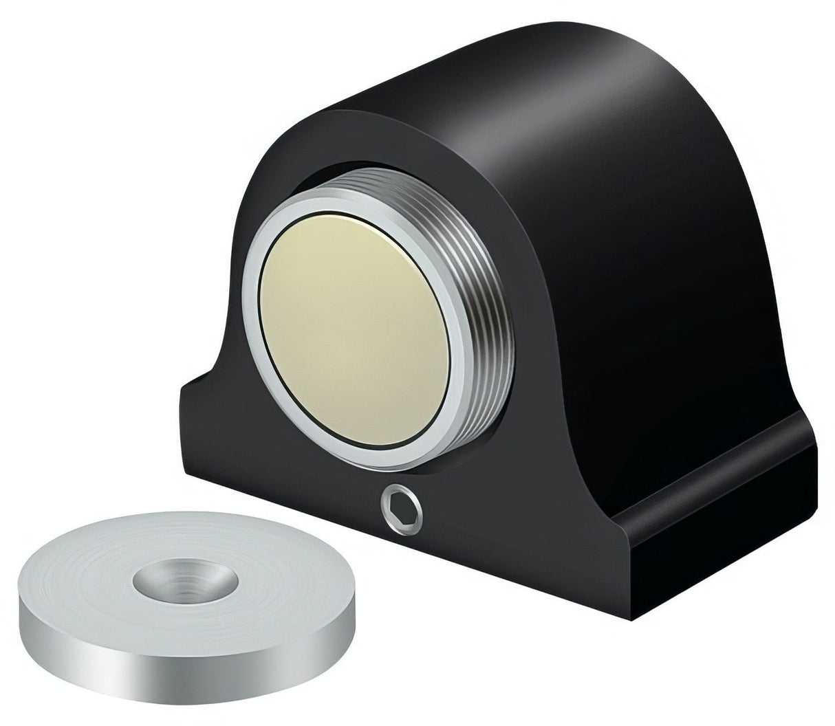 Deltana DSM125U19 black dome door stop