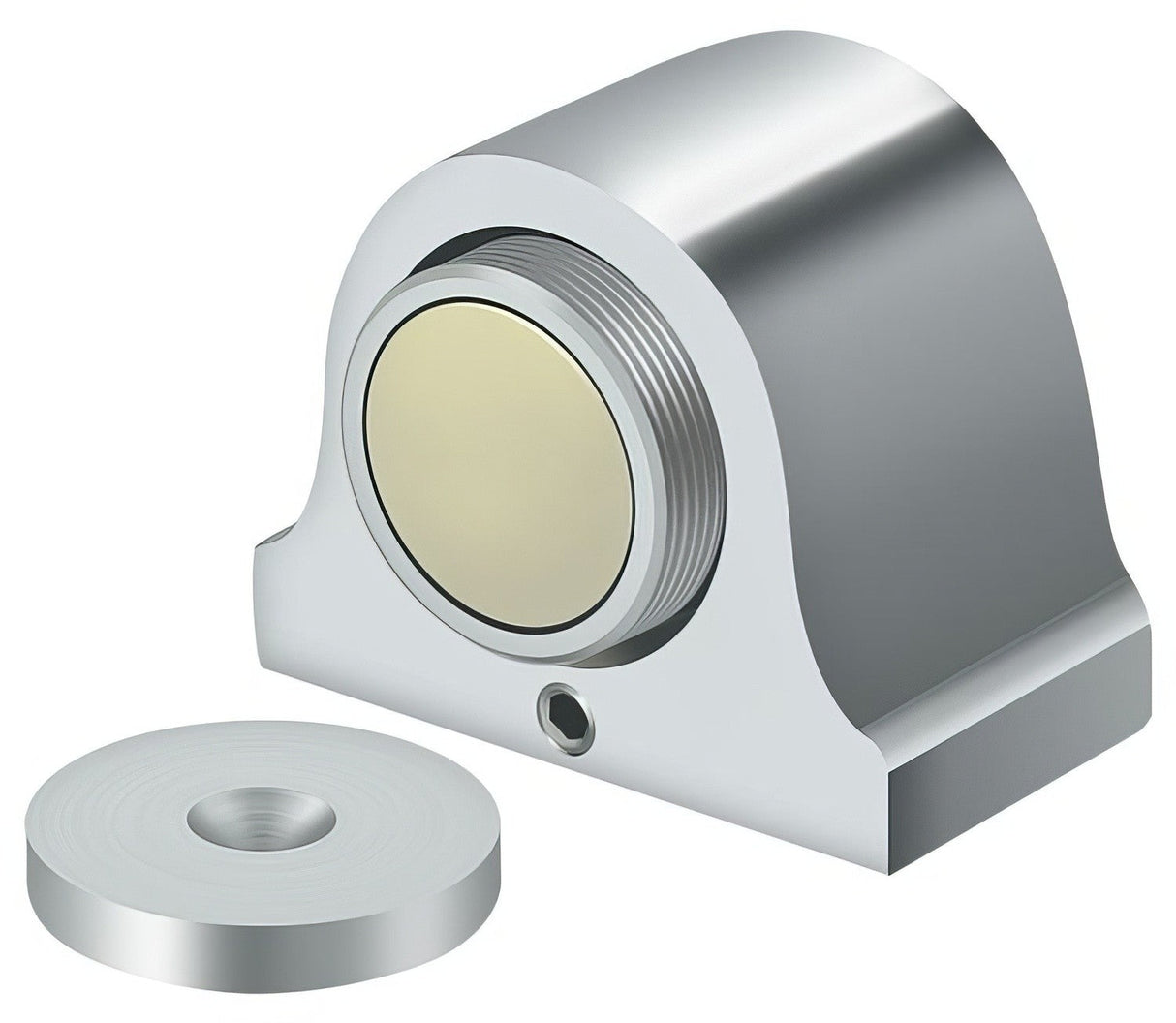 Deltana DSM125U26 polished chrome dome door stop