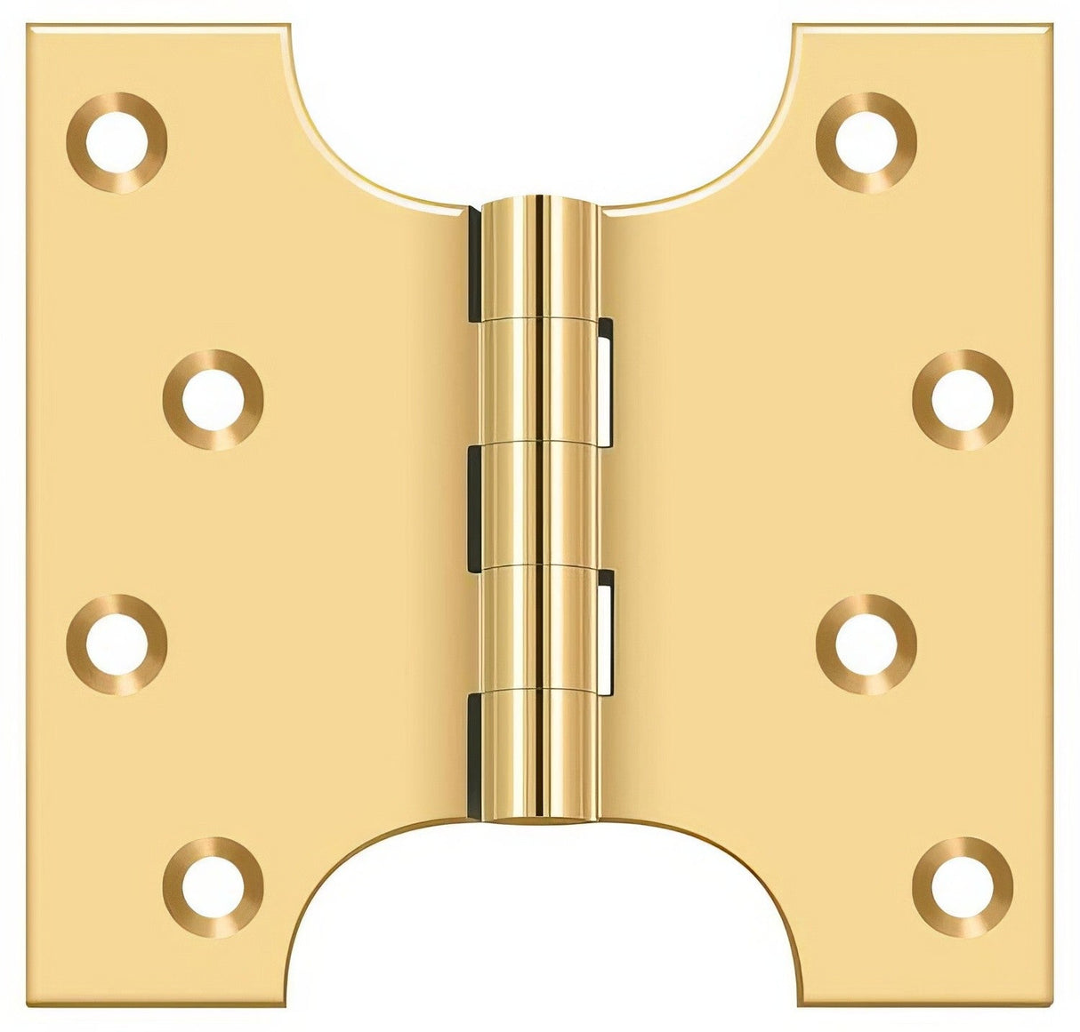 Deltana DSPA4040CR003 lifetime polished brass door hinge