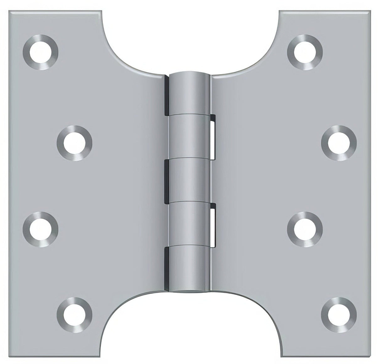 Deltana DSPA4040U26D brushed chrome door hinge