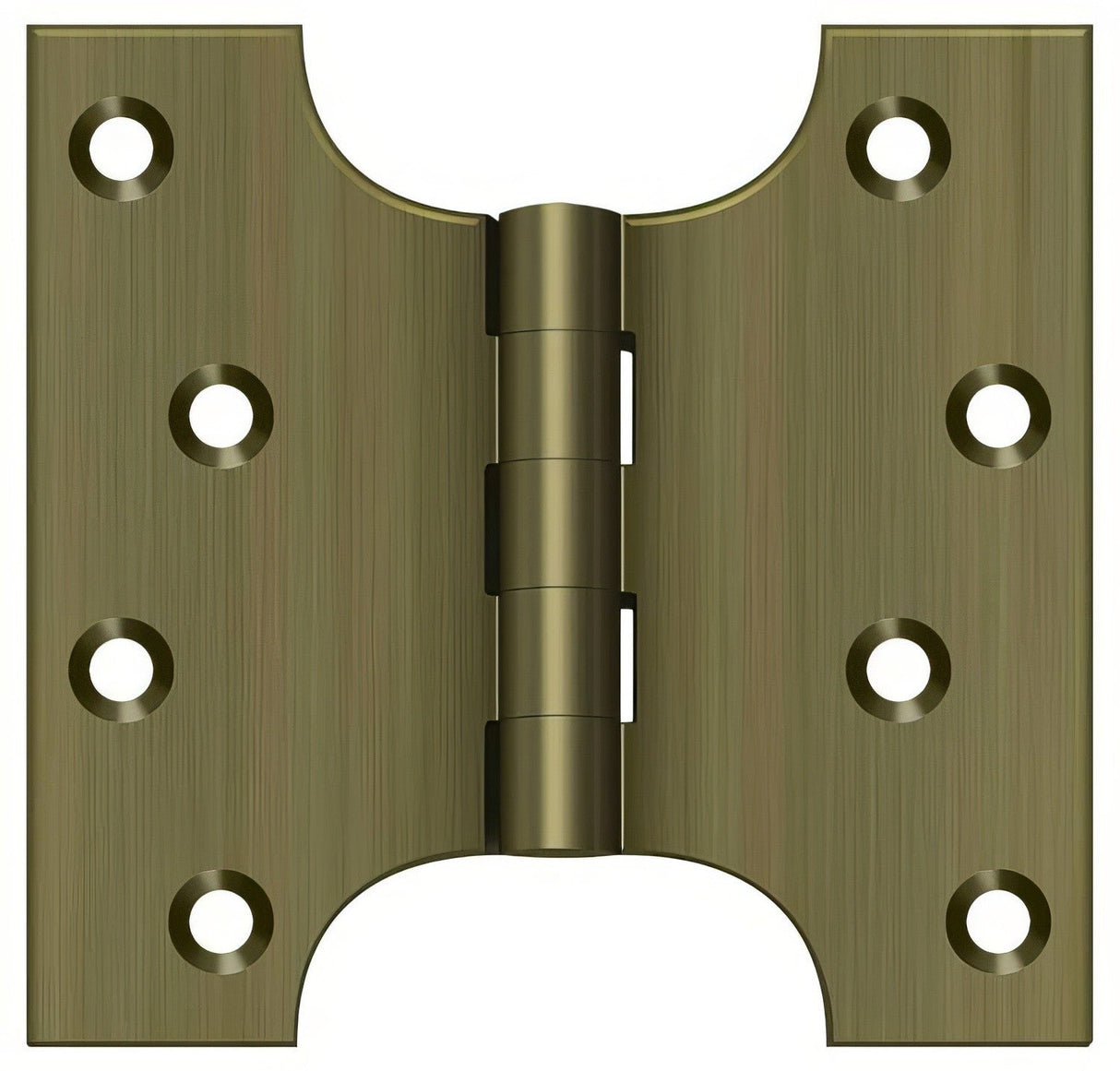 Deltana DSPA4040U5 antique brass door hinge
