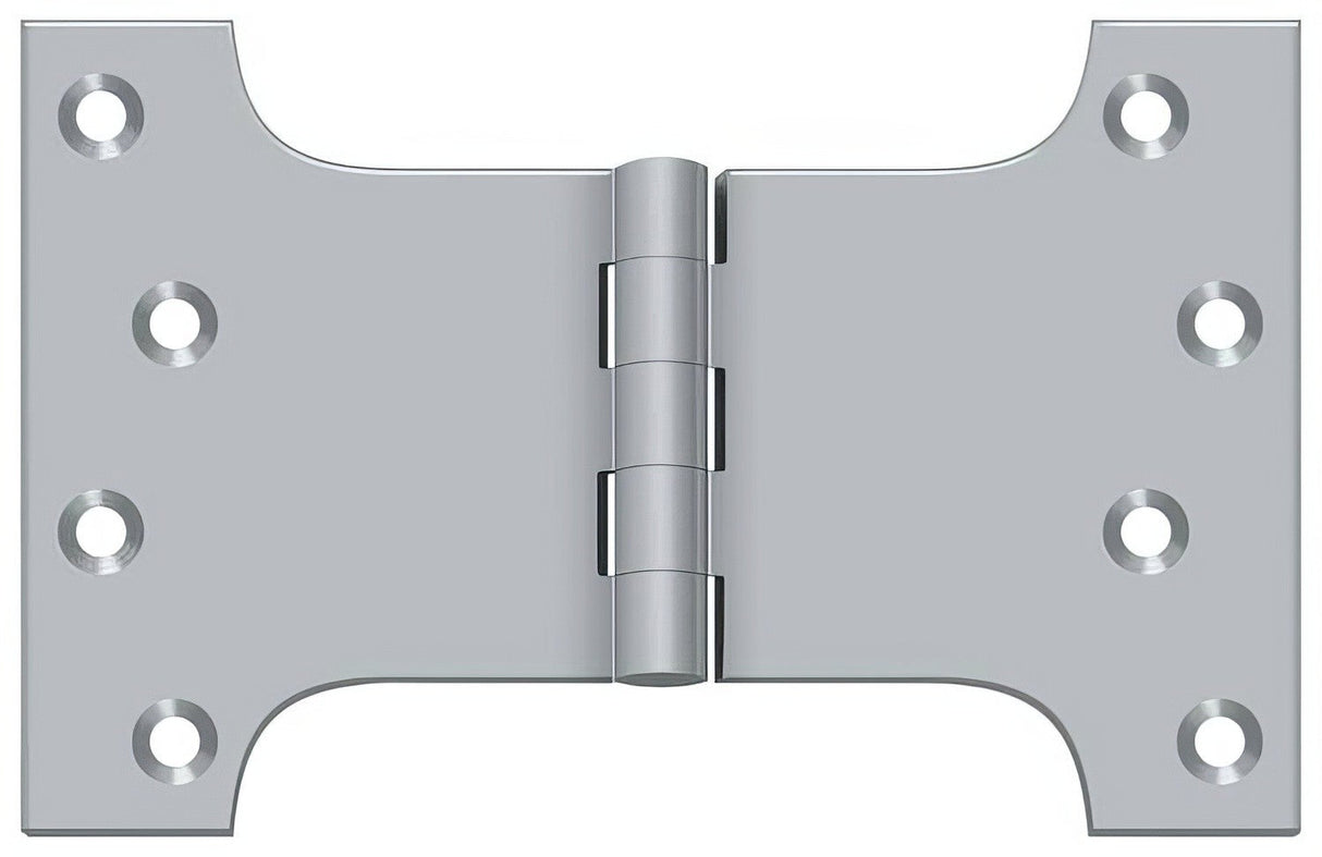 Deltana DSPA4060U26D brushed chrome door hinge