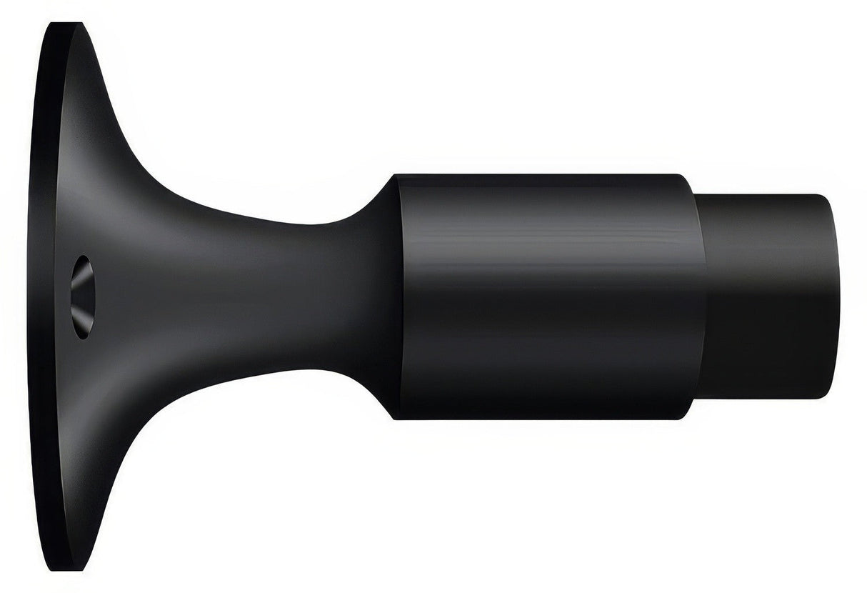 Deltana DSW325U19 black wall mount door stop