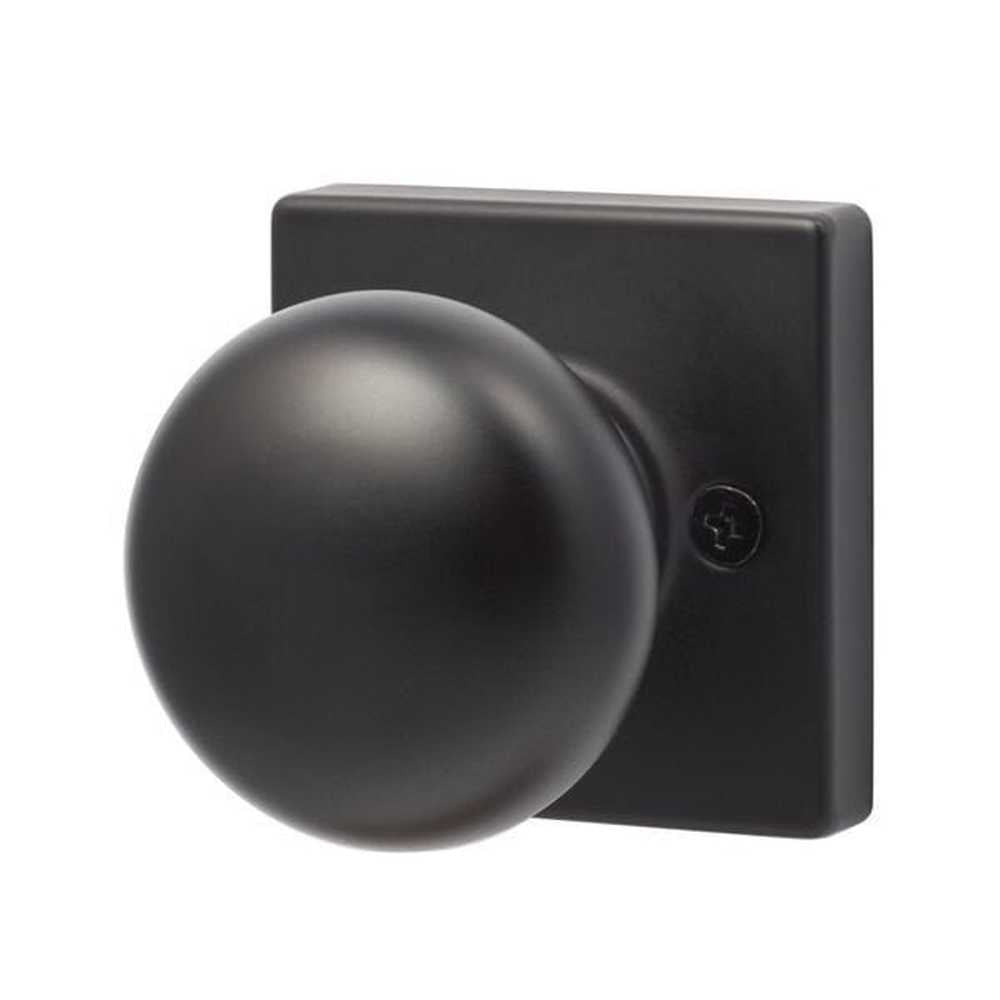 Sure-Loc DU100-SQ FBL flat black dummy door knob
