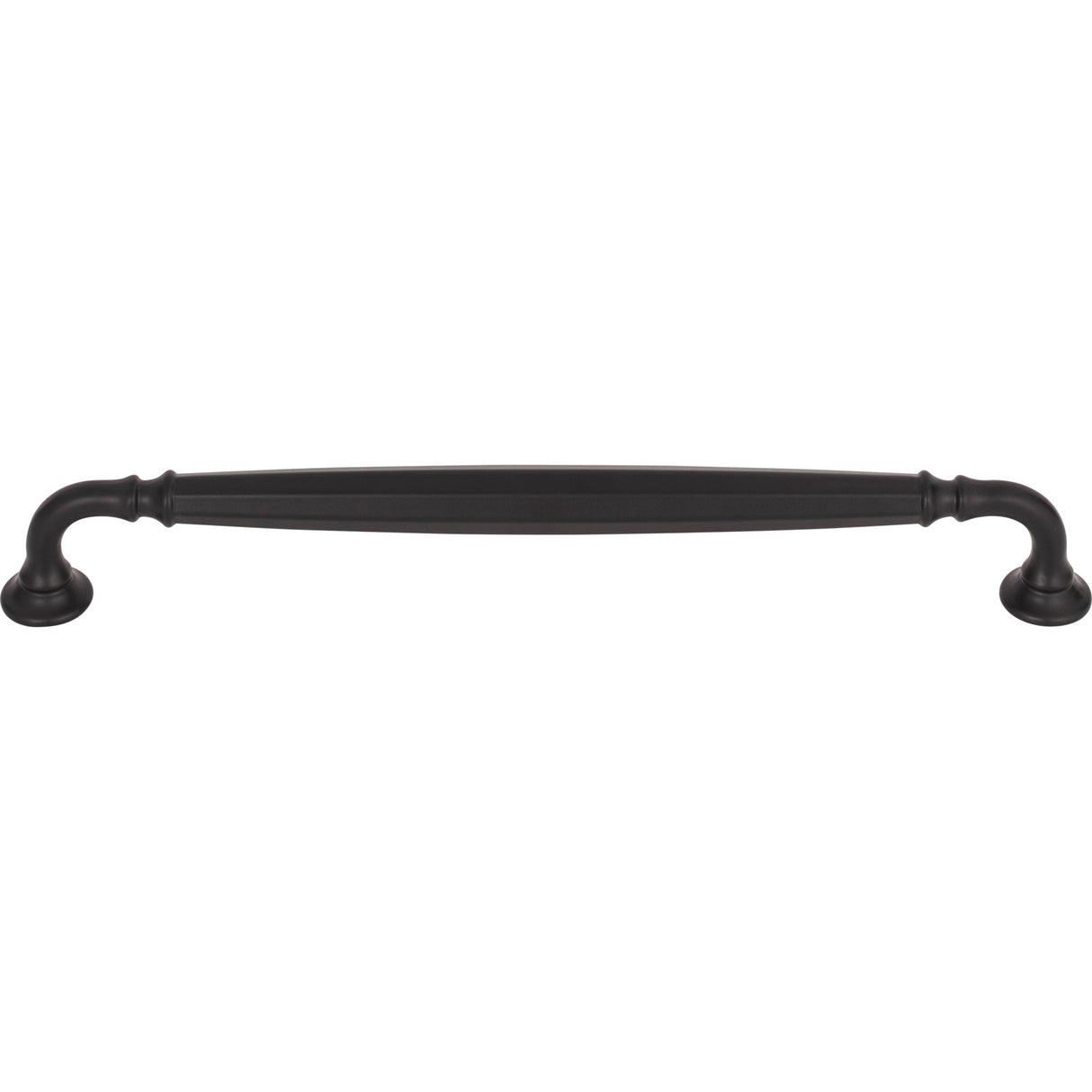 Top Knobs TK1055BLK Barrow 8 13/16" Center to Center Bar Pull Flat Black