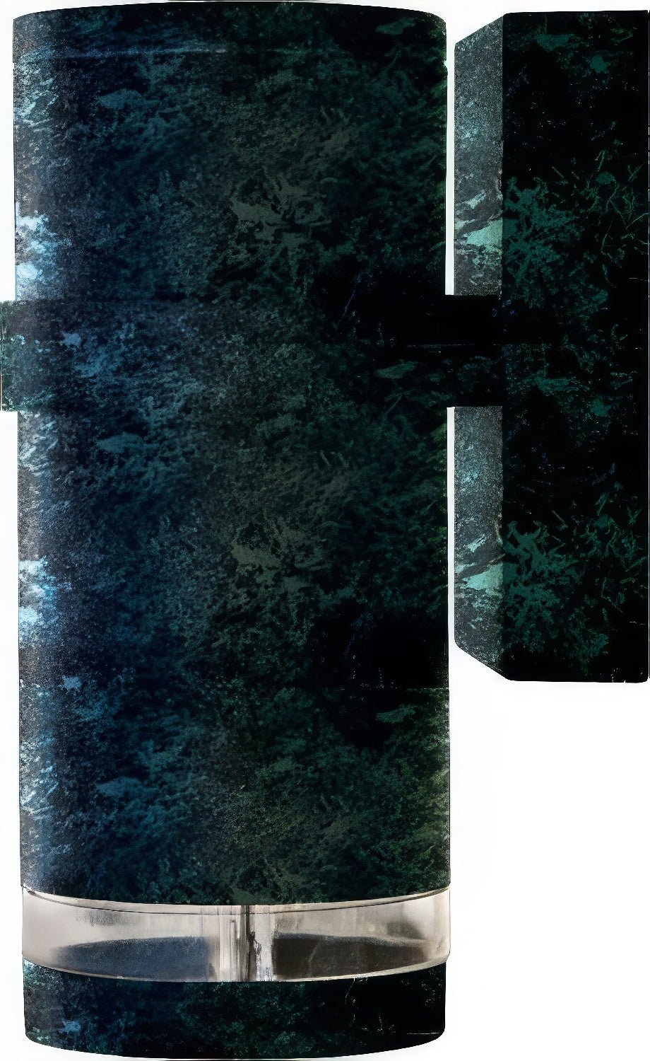 Dabmar Lighting DW3550-L12-RGBW-VG verde green outdoor wall light fixture