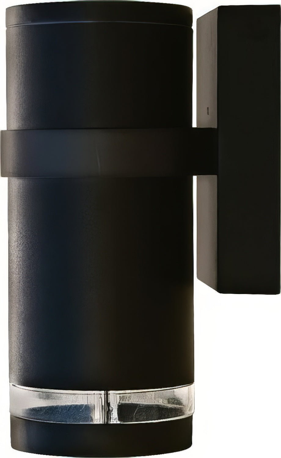 Dabmar Lighting DW3550-L6-30K-B black outdoor wall light fixture