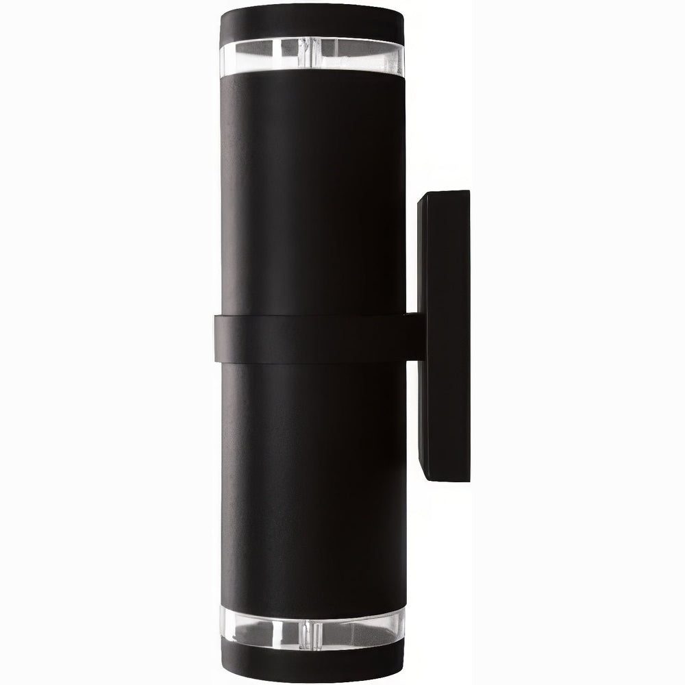 Dabmar Lighting DW3560-L14-27K-B black outdoor wall light fixture